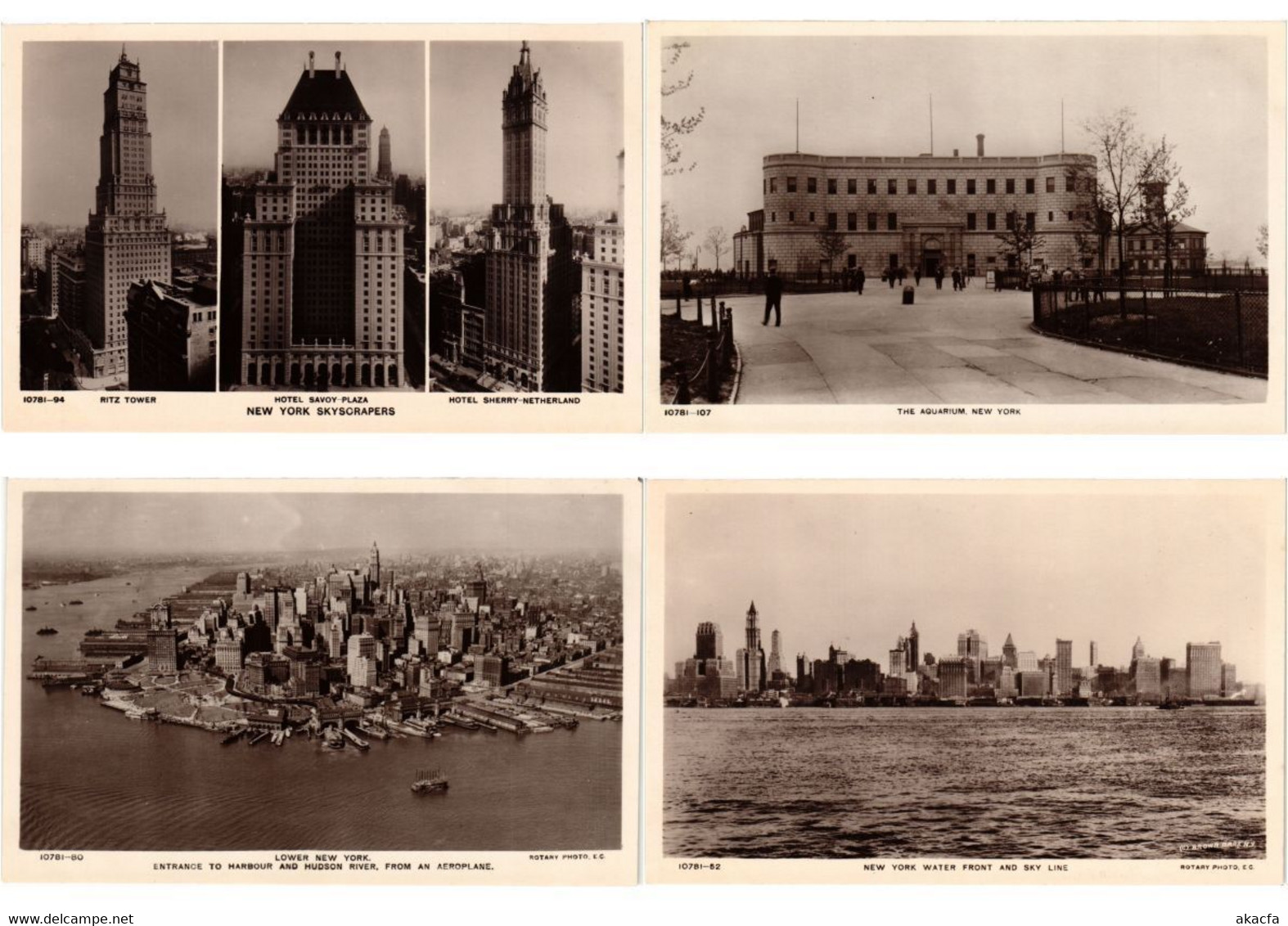 USA NEW YORK 25 Vintage Postcards (L3540)