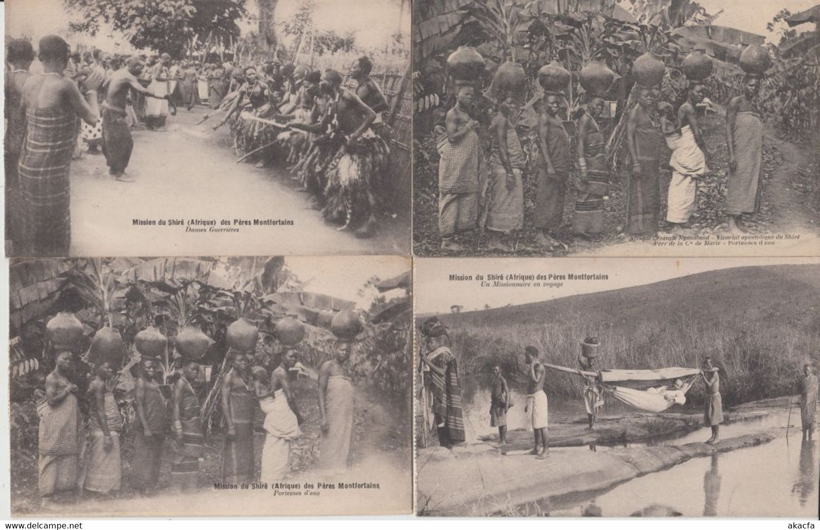 MALAWI SOUTH AFRICA 14 Vintage AFRICA Postcards Mostly Pre-1940 (L5922) - Malawi