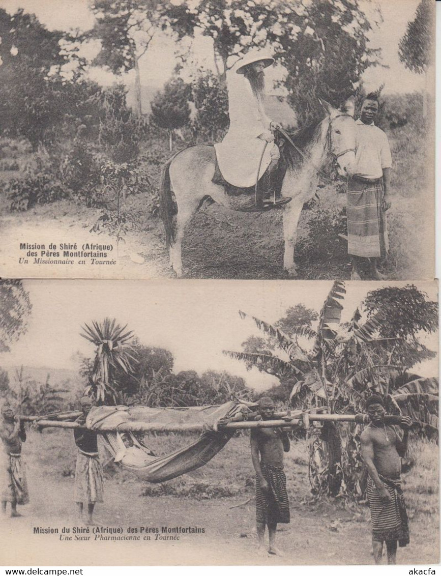 MALAWI SOUTH AFRICA 14 Vintage AFRICA Postcards Mostly Pre-1940 (L5922) - Malawi