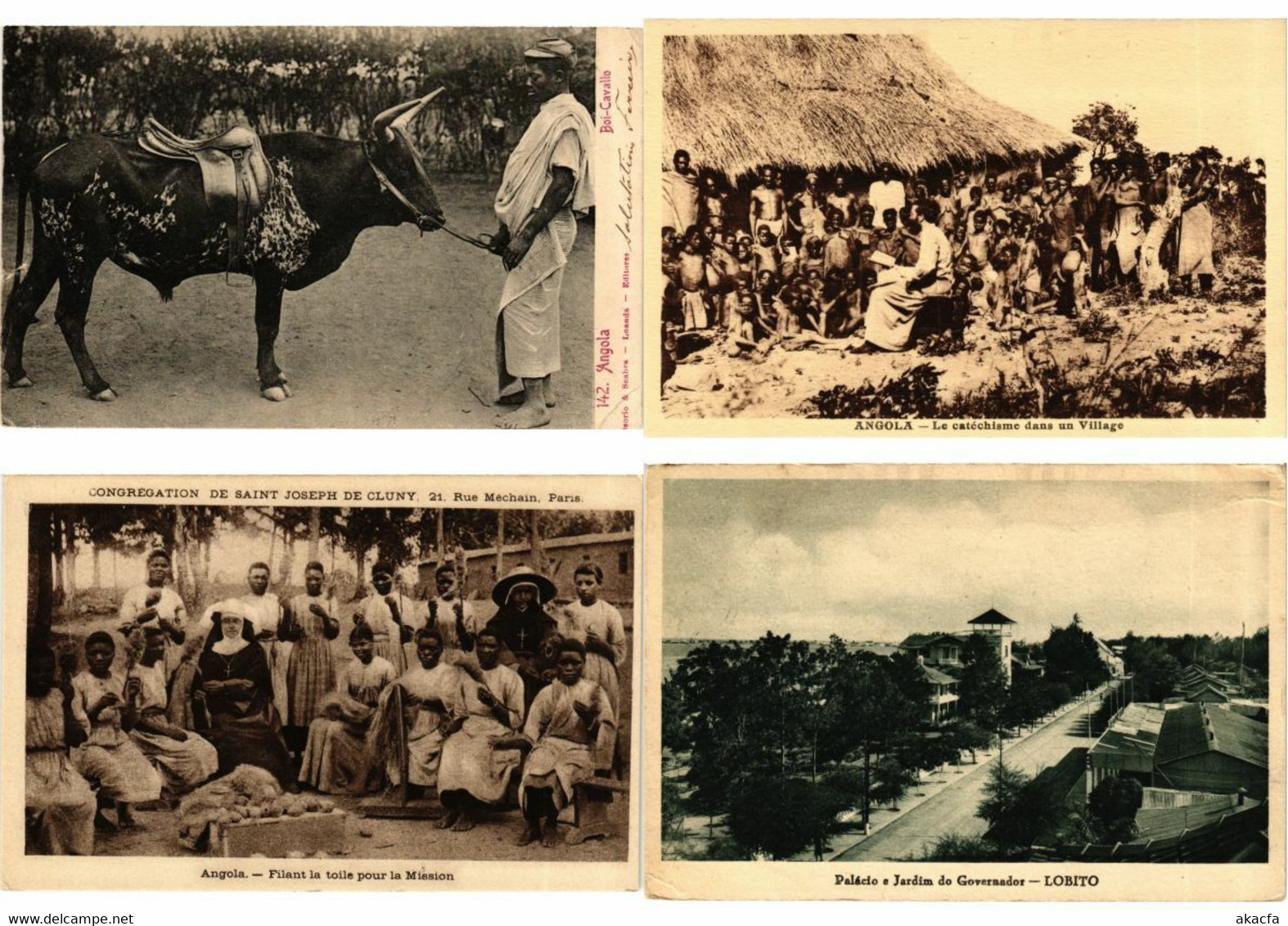 ANGOLA PORTUGAL COLONY 18 Vintage AFRICA Postcards (L2322) - Angola