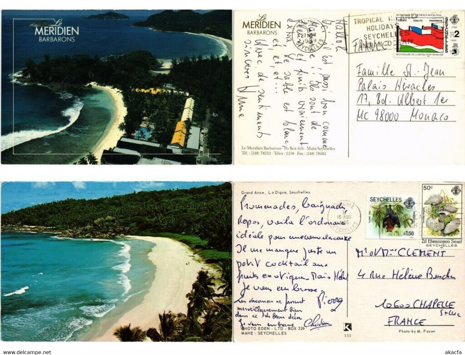 SEYCHELLES ISLANDS AFRICA 30 MODERN POSTCARDS INCL. POSTALLY USED (L5815) - Seychelles