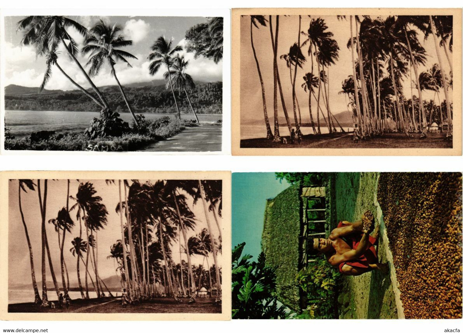 SAMOA OCEANIA SOUTH PACIFIC 13 Vintage Postcards Mostly Pre-1960 (L2692) - Samoa