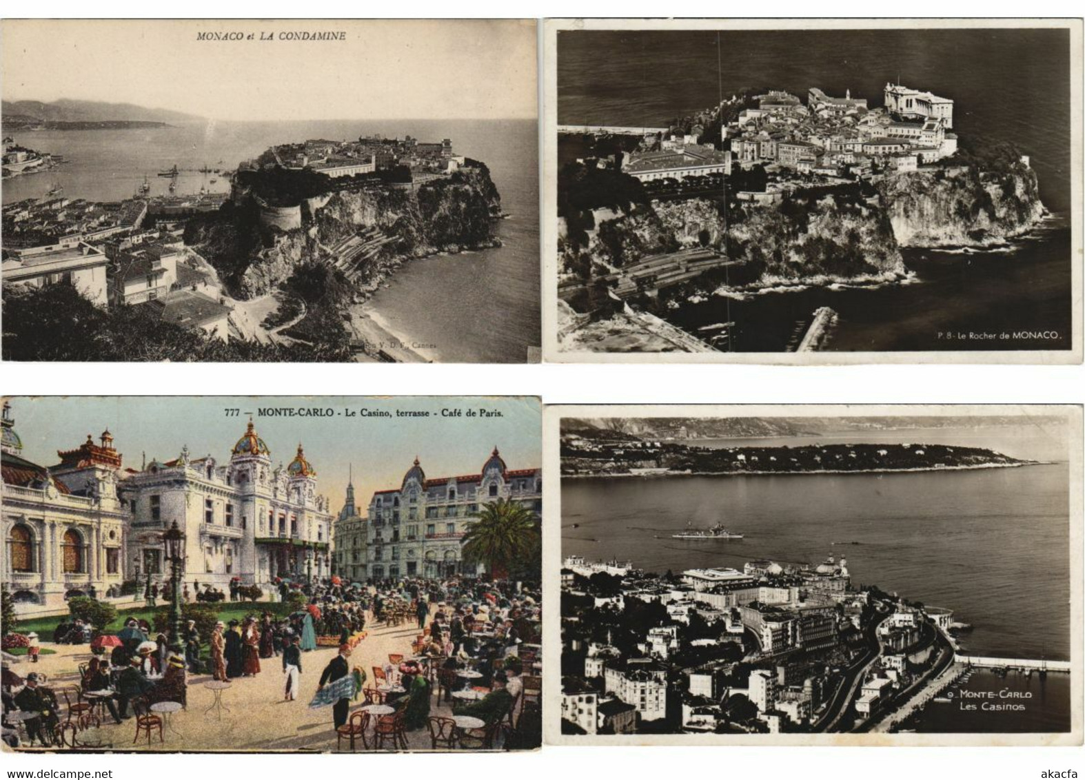 MONACO 83 Vintage Postcards Pre-1940 (L2913) - Verzamelingen