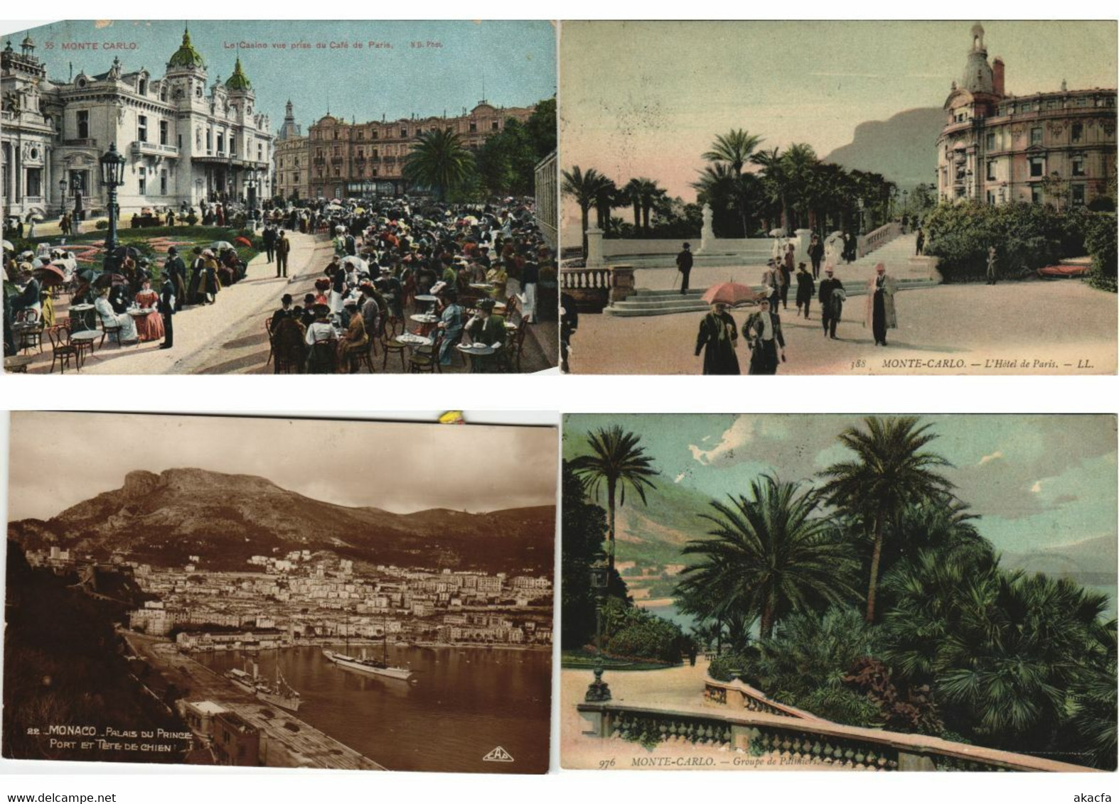 MONACO 83 Vintage Postcards Pre-1940 (L2913) - Collections & Lots