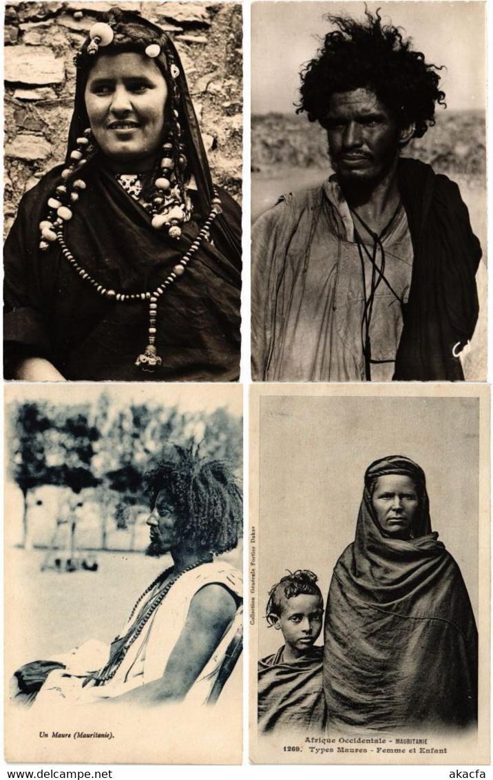 MAURITANIA AFRICAN OCCUPATION 30 Vintage AFRICA Postcards 1910-1950 (L3529)