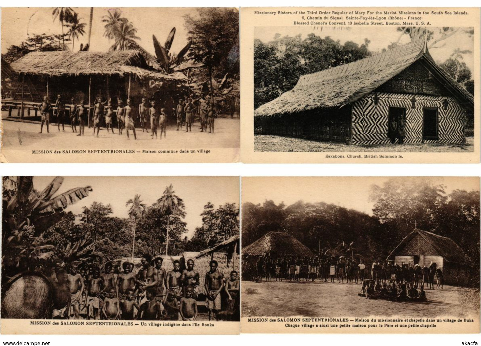 SALOMON ISLANDS OCEANIA SOUTH PACIFIC 32 Vintage Postcards Pre-1940 (L2694) - Salomoninseln