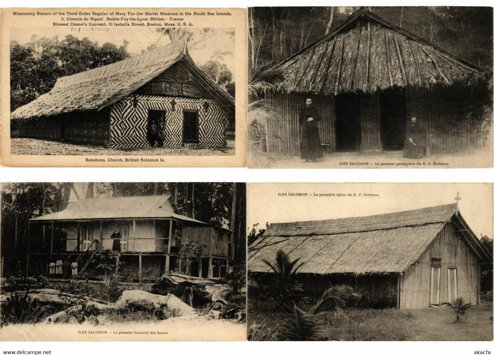 SALOMON ISLANDS OCEANIA SOUTH PACIFIC 32 Vintage Postcards Pre-1940 (L2694) - Isole Salomon