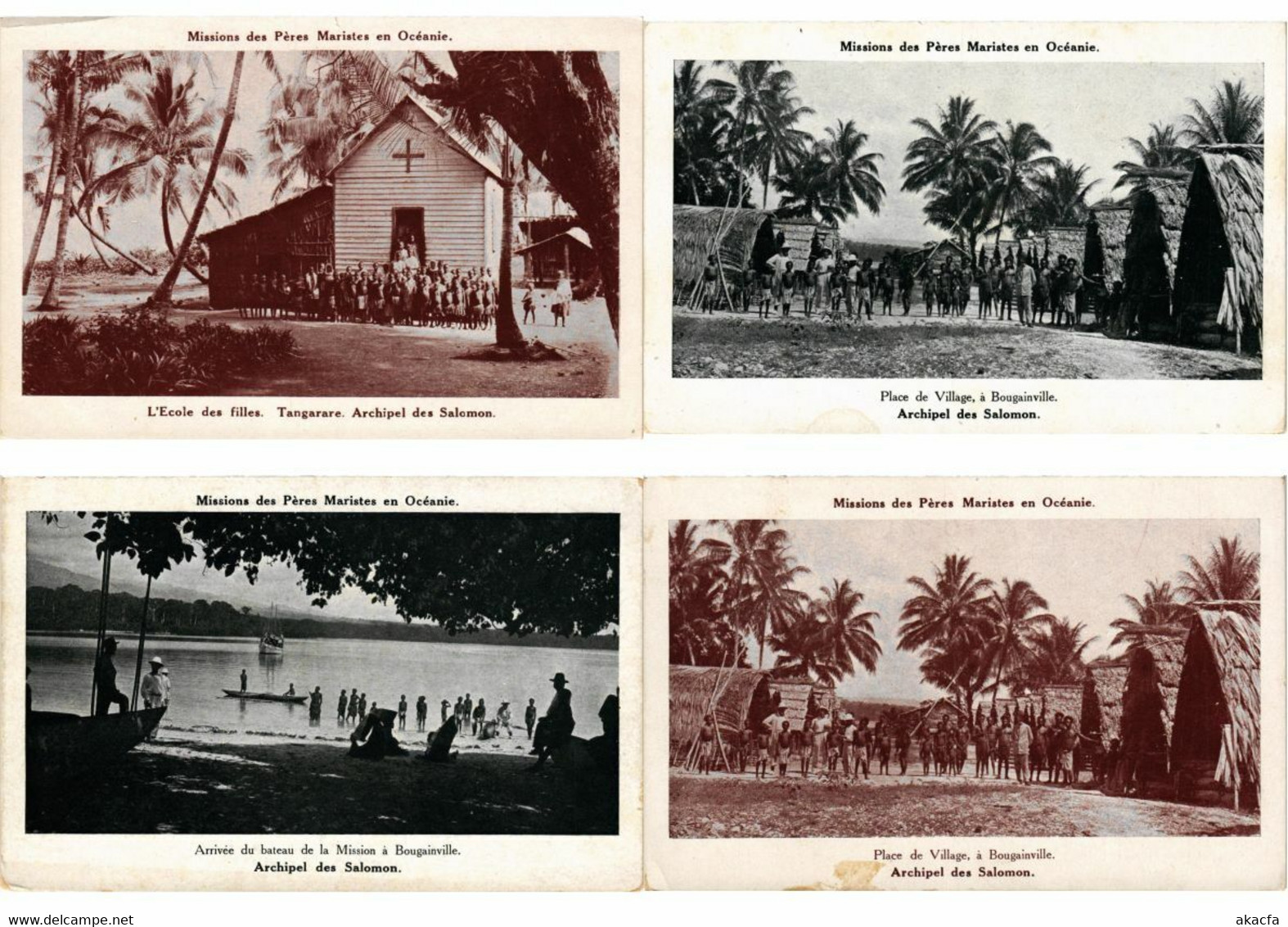 SALOMON ISLANDS OCEANIA SOUTH PACIFIC 32 Vintage Postcards Pre-1940 (L2694) - Islas Salomon