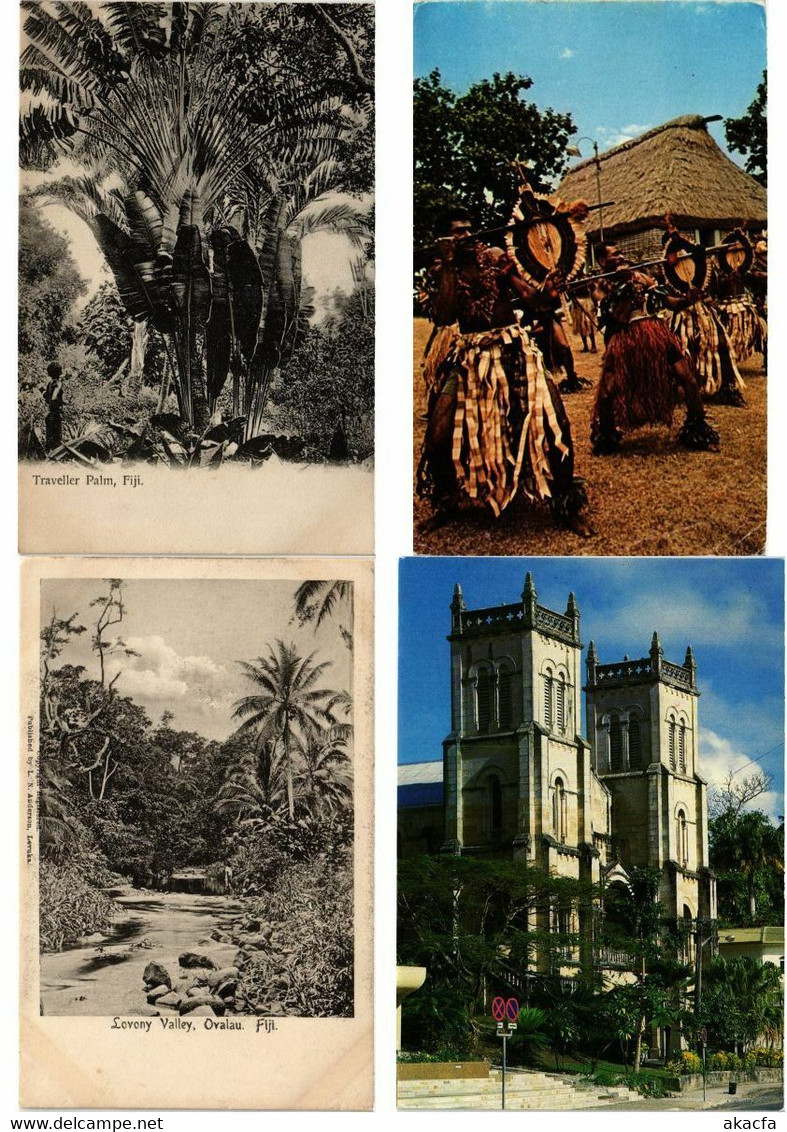 FIJI OCEANIA SOUTH PACIFIC 75 Vintage Postcards Mostly pre-1980 (L2693)
