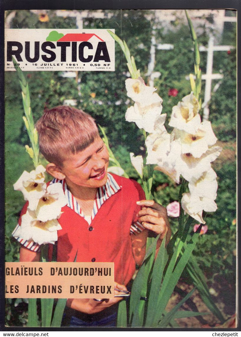 RUSTICA N°29 1961 Glaieuls Amandier Evreux Haricots Pêche Maquereau Champignons - Tuinieren