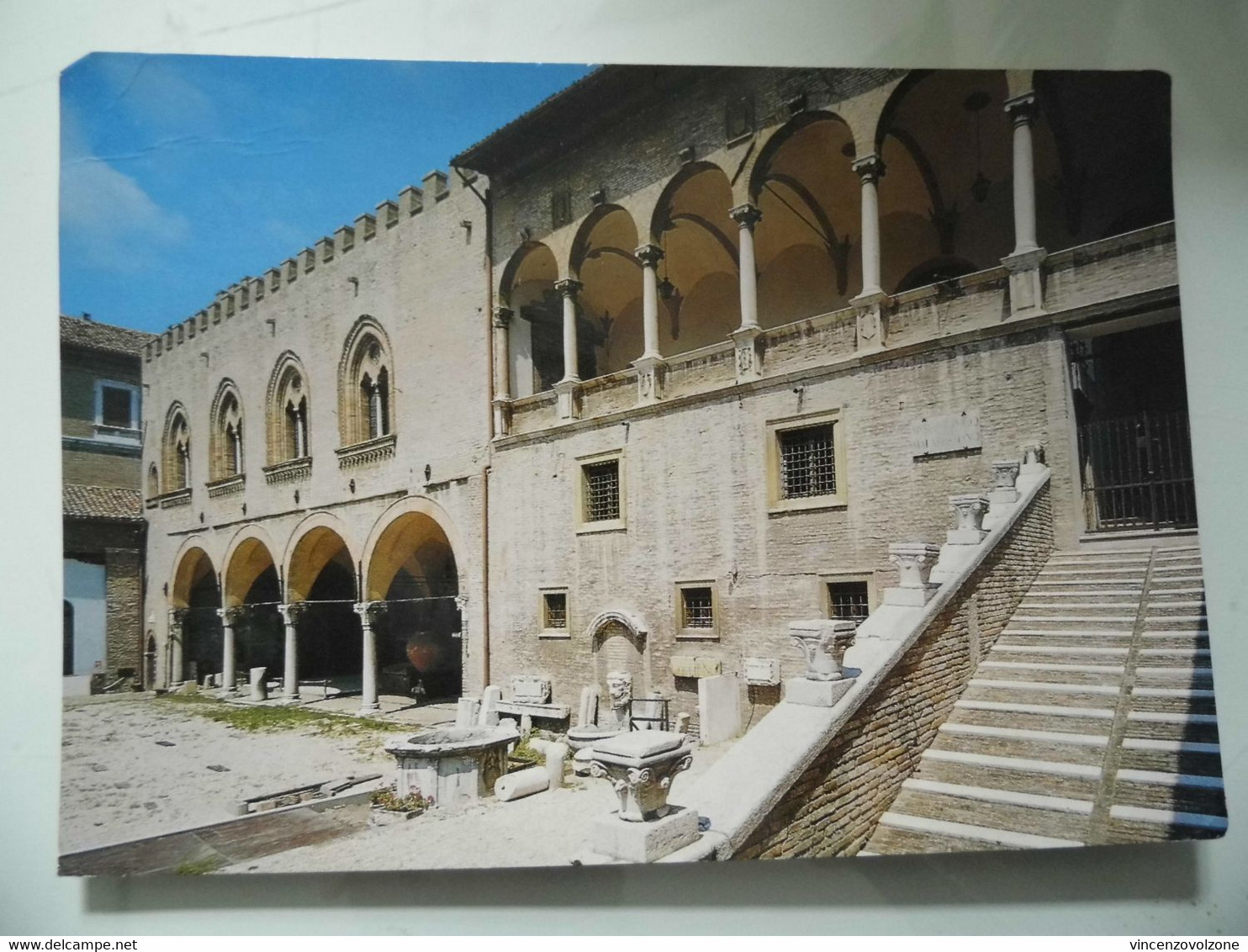 Cartolina Viaggiata "FANO Corte Malatestiana" 1990 - Fano