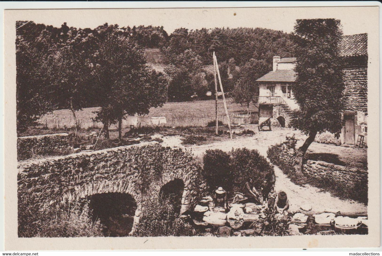 Loudes (43 - Haute Loire)  Lavoir Et Moulin De Rochely - Loudes