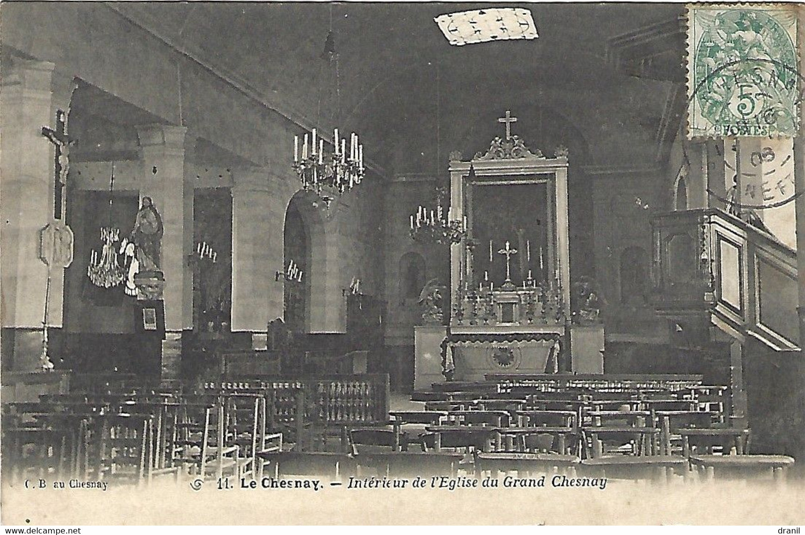 78 - Yvelines - Le Chenay - 11 Intérieur De L'Eglise Du Grand Chesnay - Le Chesnay