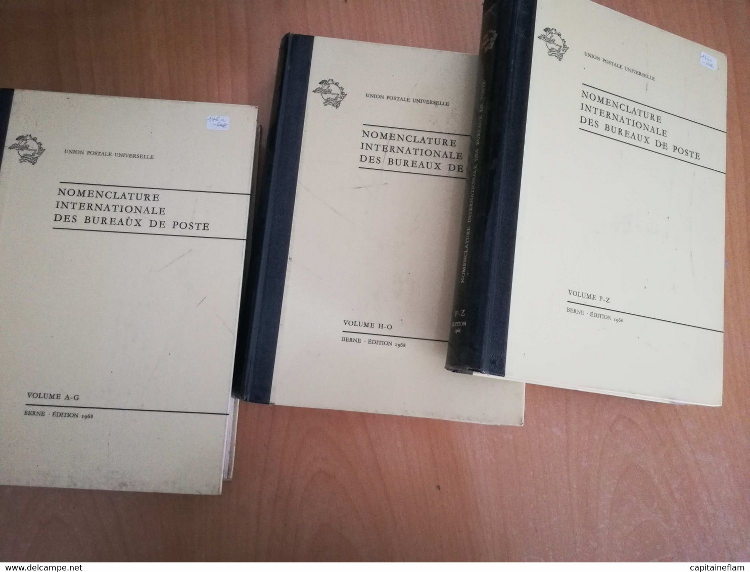 L176 - 1968 Nomenclature Internationale Des Bureaux De Poste 3 Volumes UPU (A-G+H-O+P-Z) PTT Postes - Administraciones Postales