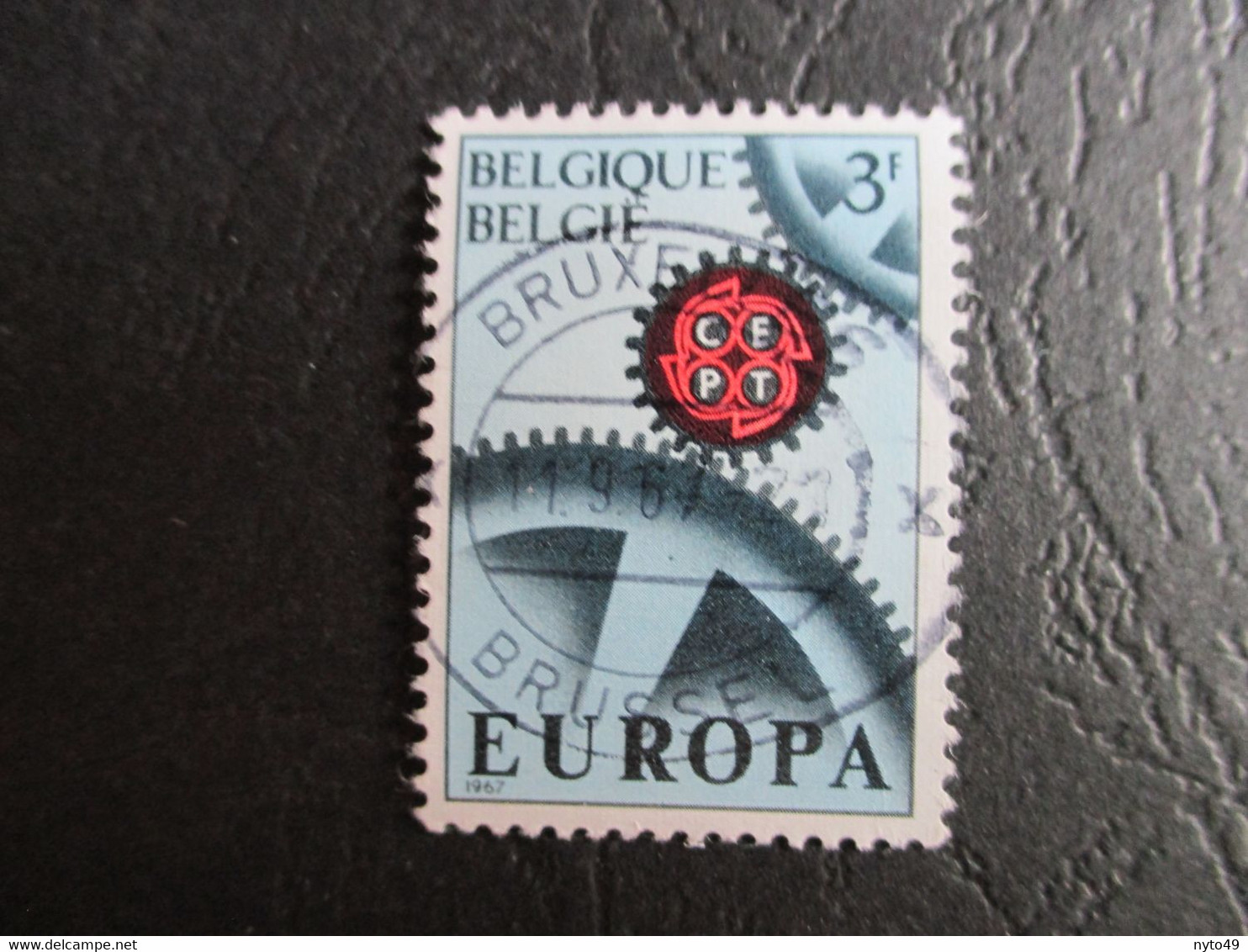 Nr 1415 - Europa - Luppi/Varibel V14 "BE" In Belgique Verbonden - Gestempeld - Otros & Sin Clasificación