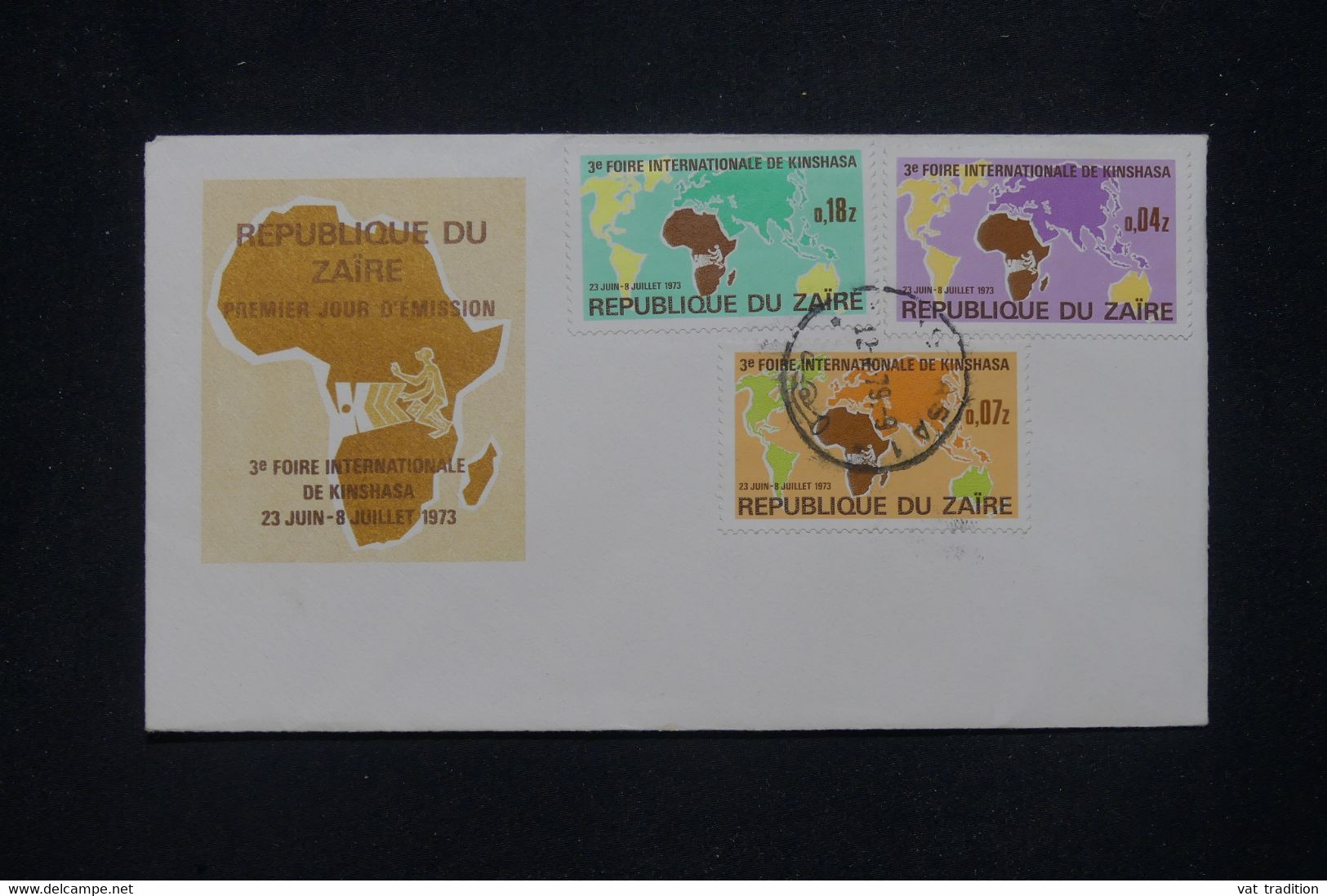 ZAÏRE - Enveloppe FDC En 1973 - Foire De Kinshasa - L 140100 - 1971-1979