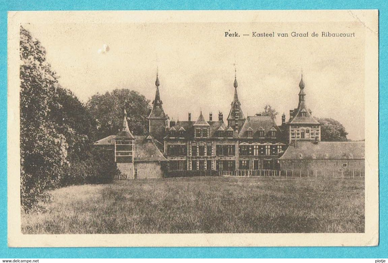 * Perk - Steenokkerzeel (Vlaams Brabant) * (Uitgever R. Peeters - Cuypers) Kasteel Van Graaf De Ribaucourt, Chateau - Steenokkerzeel