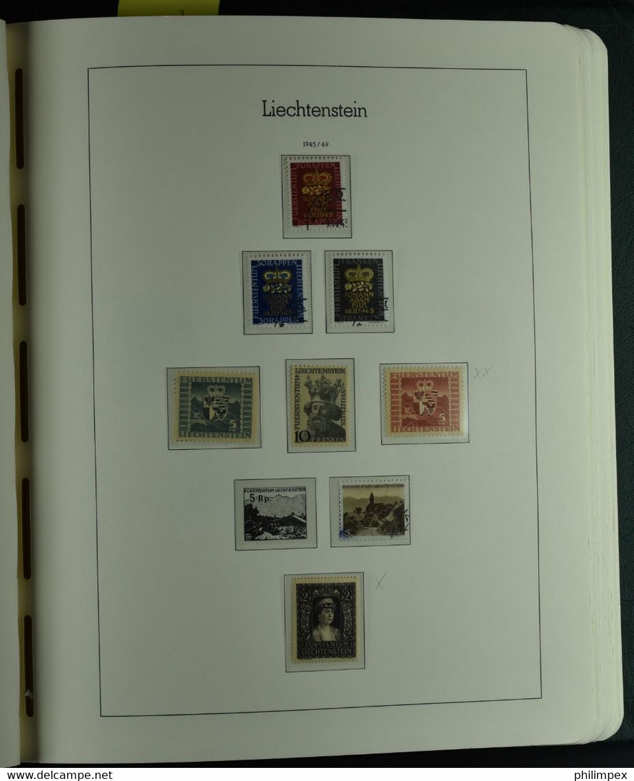 LIECHTENSTEIN COLLECTION USED / UNUSED 1912-69 CV 5340+