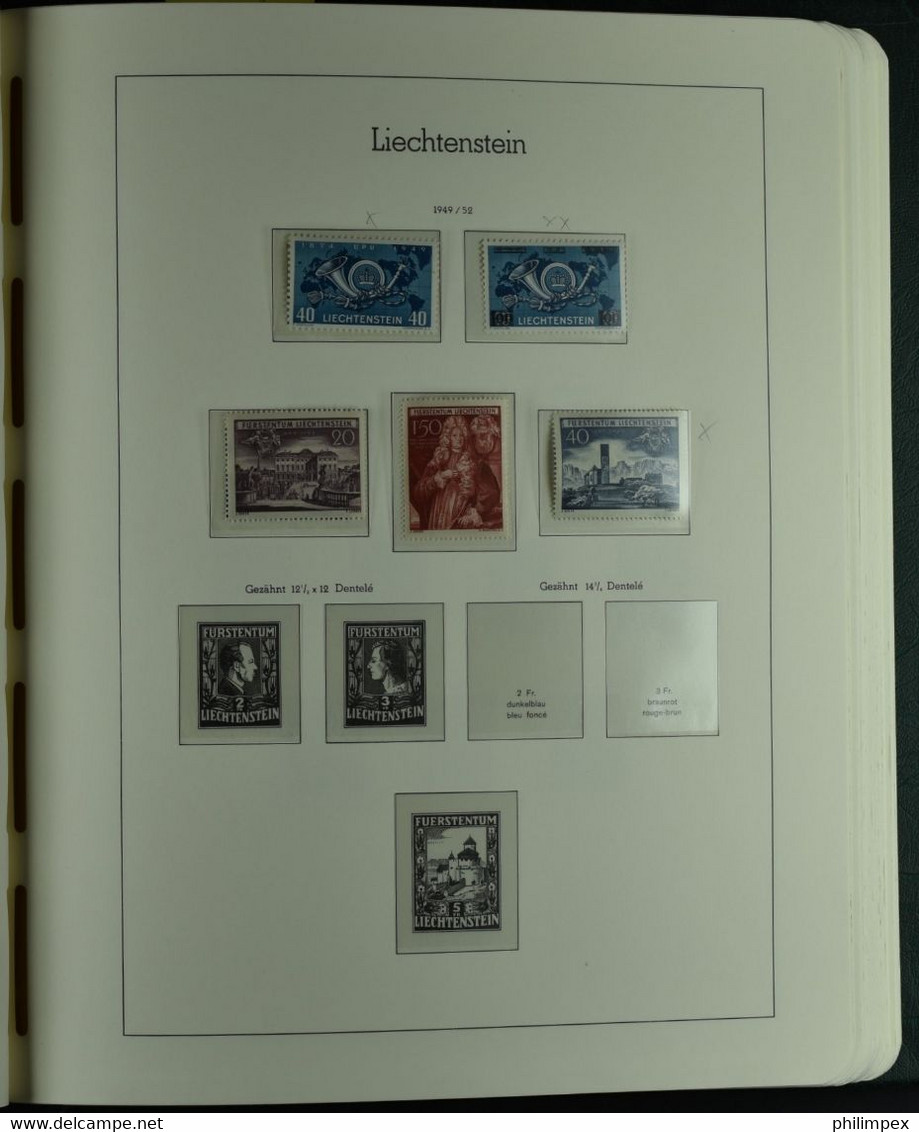 LIECHTENSTEIN COLLECTION USED / UNUSED 1912-69 CV 5340+