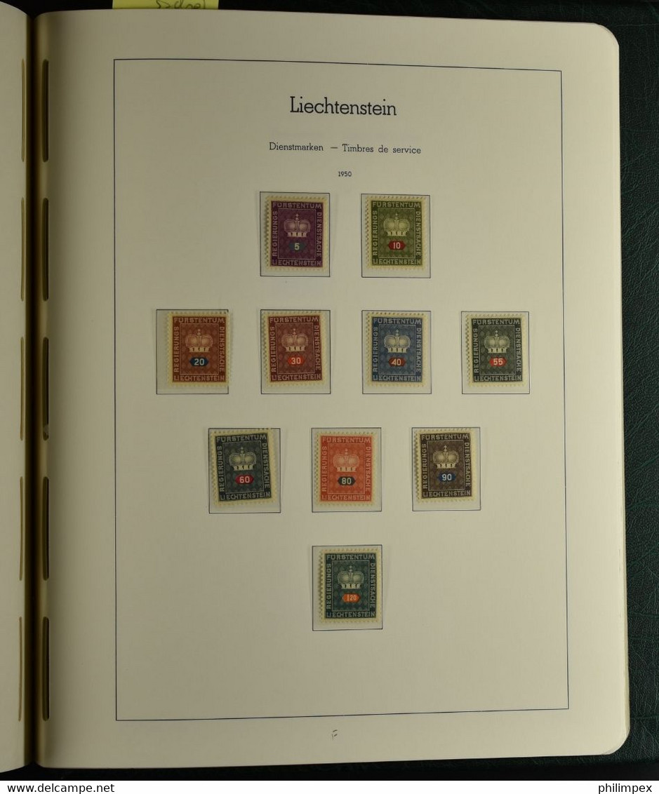 LIECHTENSTEIN COLLECTION USED / UNUSED 1912-69 CV 5340+