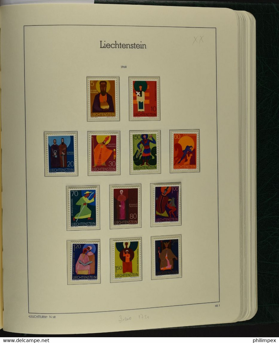 LIECHTENSTEIN COLLECTION USED / UNUSED 1912-69 CV 5340+