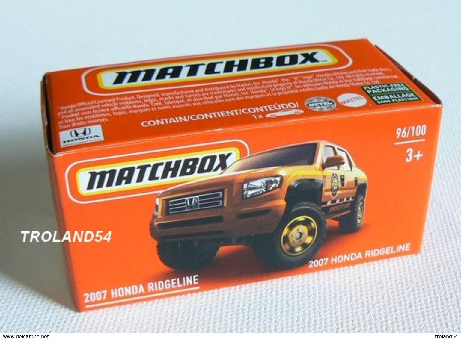 Matchbox, 2007 HONDA RIDGELINE - Matchbox (Mattel)