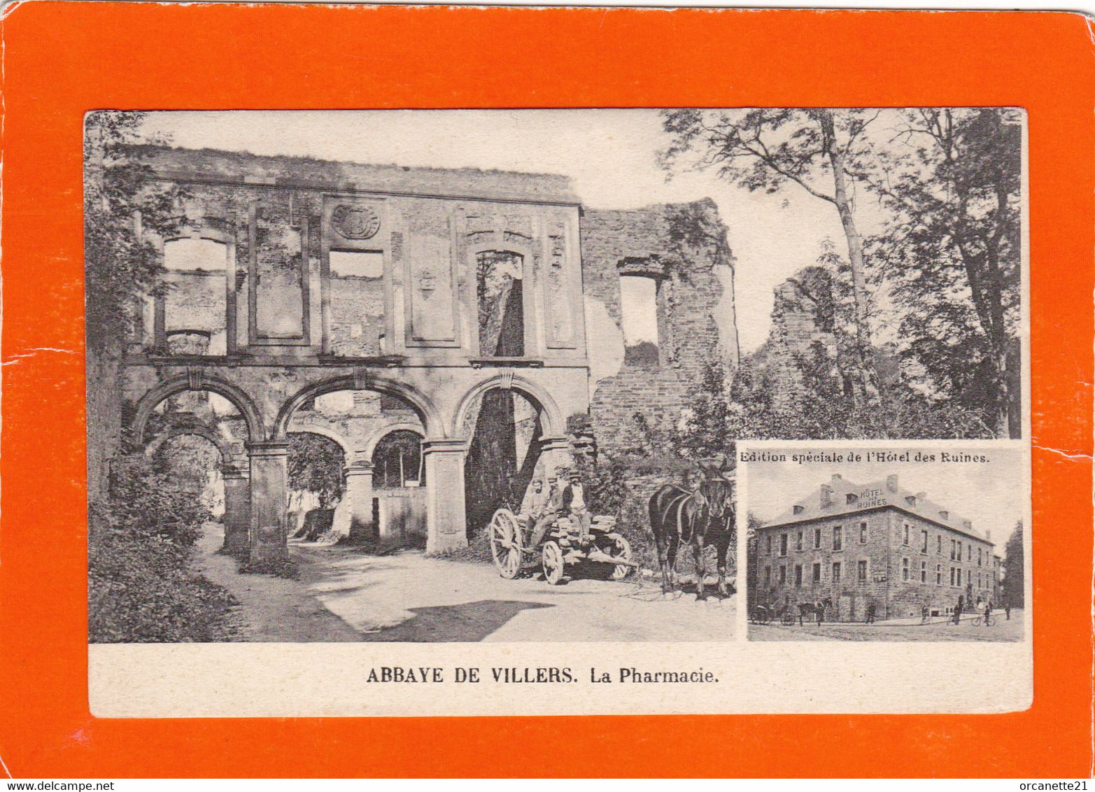 LOT De 4 CARTES De  L'Abbaye De Villers - 5 Scans - Villers-la-Ville
