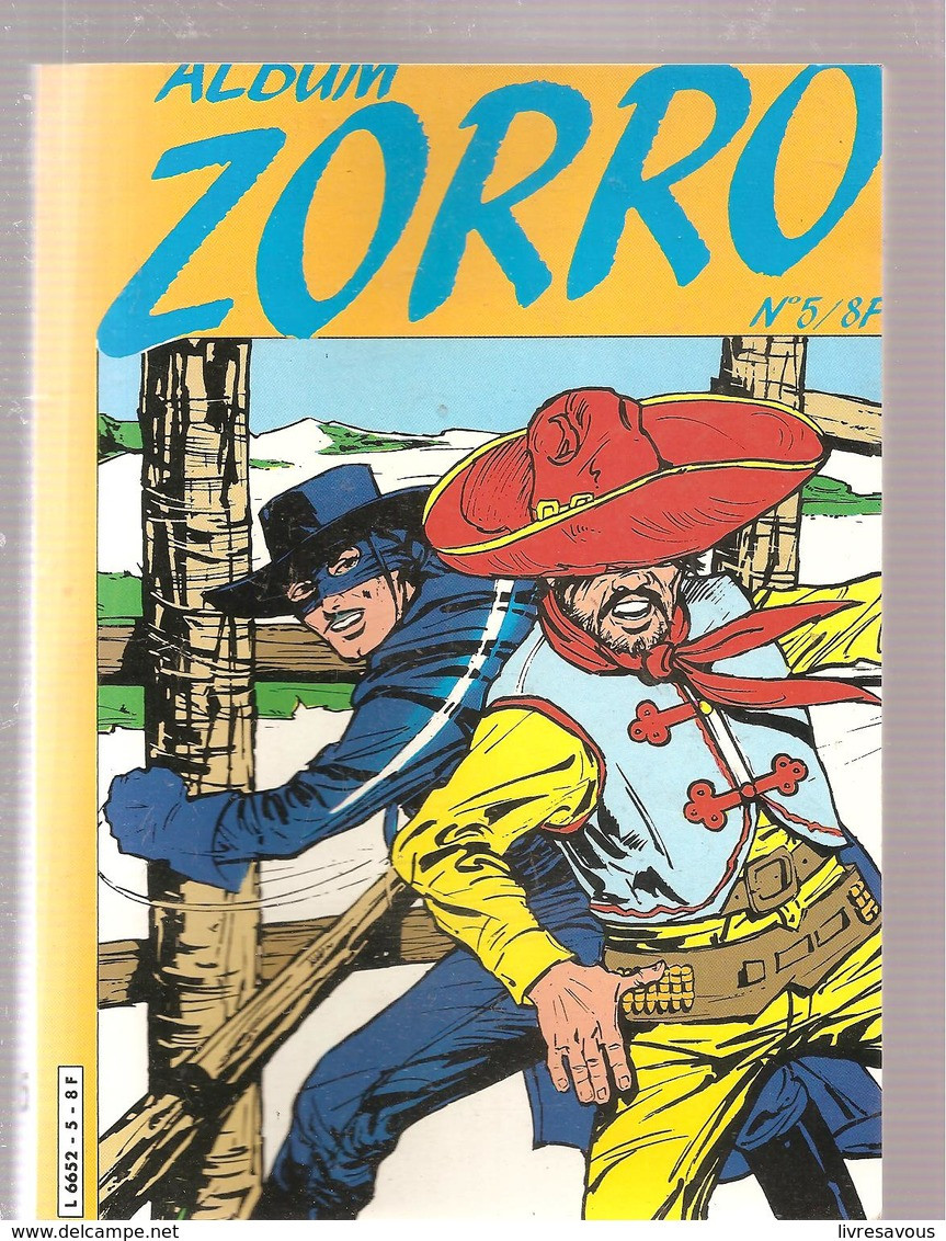 Album Zoro N°5 Editions GREANTORI De 1983 - Zorro