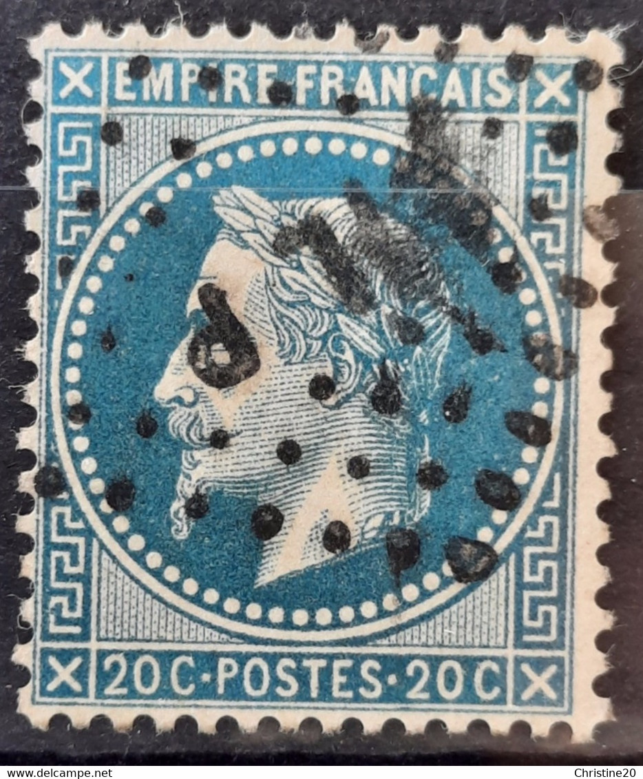 France 1868 N°29B Ob Ambulant TB - 1863-1870 Napoleon III With Laurels