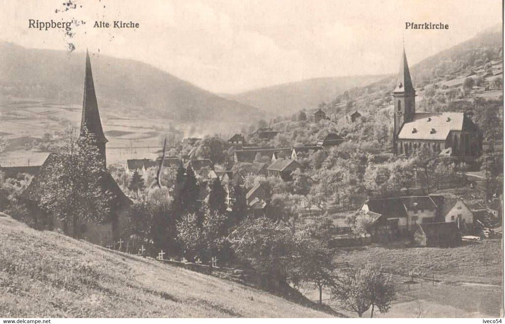 1931  Rippberg    Alte Kirche / Pfarrkirche - Waldbrunn