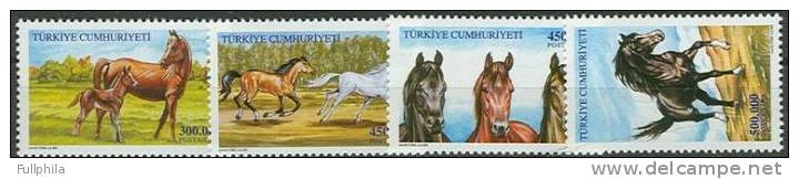 2001 TURKEY HORSES MNH ** - Ongebruikt