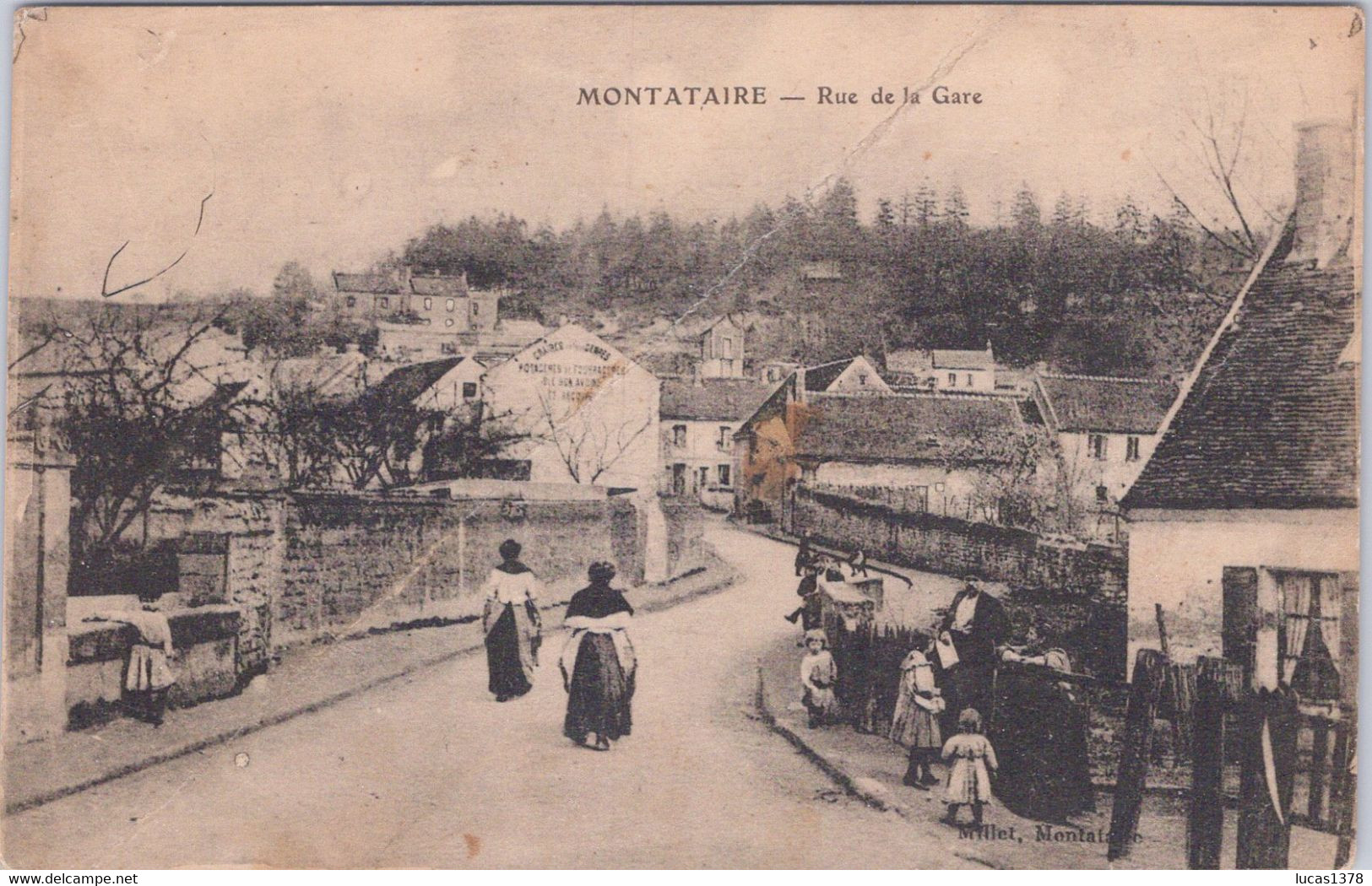 60 / MONTATAIRE / RUE DE LA GARE / PLI - Montataire