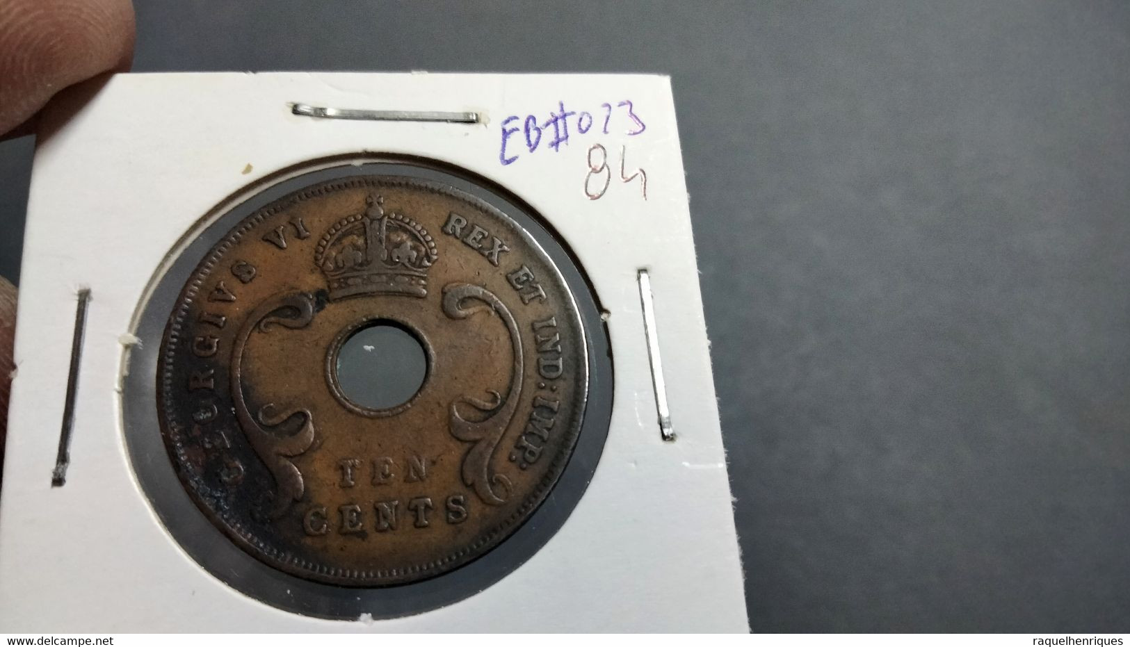 East Africa 10 Cents 1943 KM# 26.2 (G#52-84) - Britse Kolonie