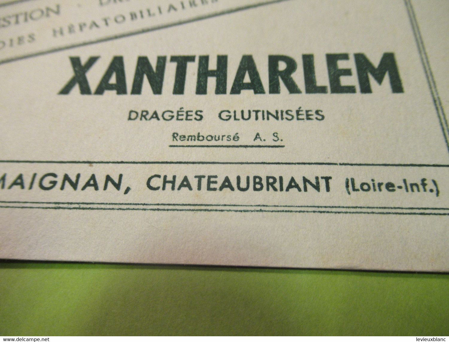 Buvard Ancien/Pharmacie/Rectarlem Suppositoires/Laboratoires  P. Maignan/ CHATEAUBRIANT (44) / Vers 1950     BUV616 - Drogerie & Apotheke