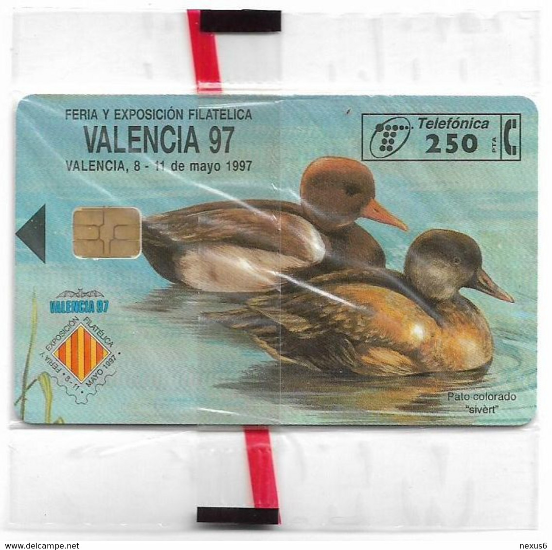 Spain - Telefónica - Valencia'97, Ducks - P-259 - 04.1997, 250PTA, 6.100ex, NSB - Privatausgaben