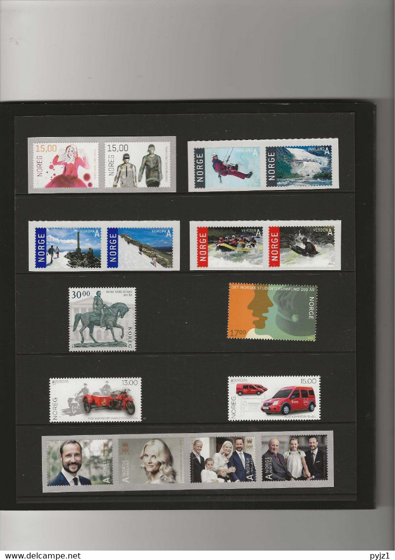 2013 MNH Norway Year Collection Postfris** - Années Complètes