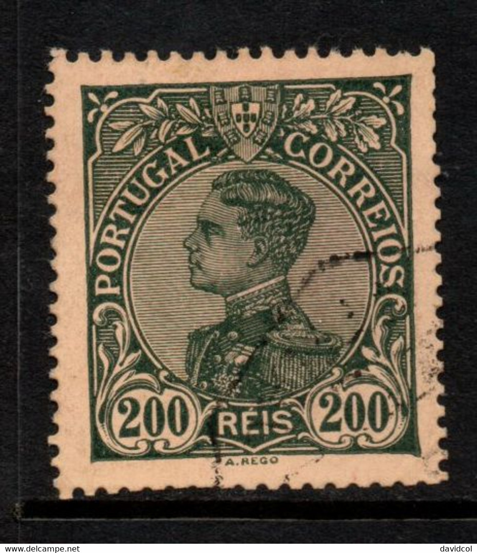 1645- PORTUGAL - 1910 - SC#: 166 - USED - KING MANUEL II - Used Stamps