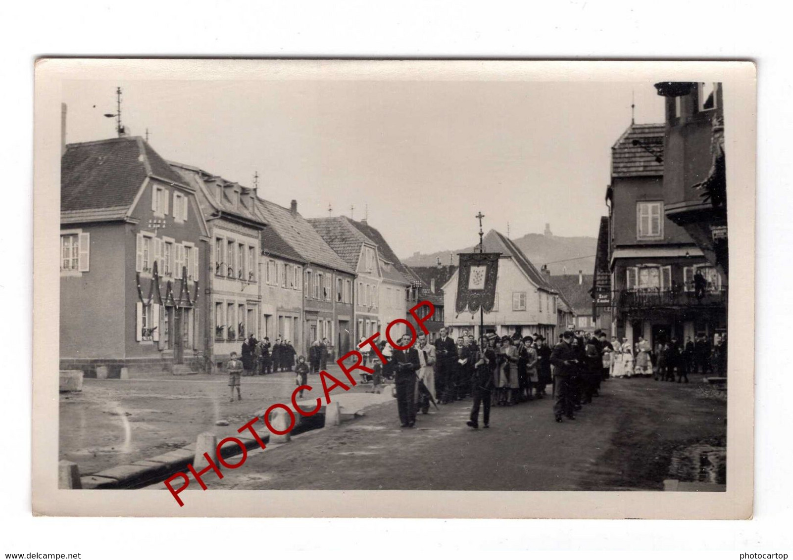 CHATENOIS-KESTENHOLZ-67-Procession-Reposoir-Animation-Religion-Fete Dieu-?-Enfants-19x CARTES PHOTOS