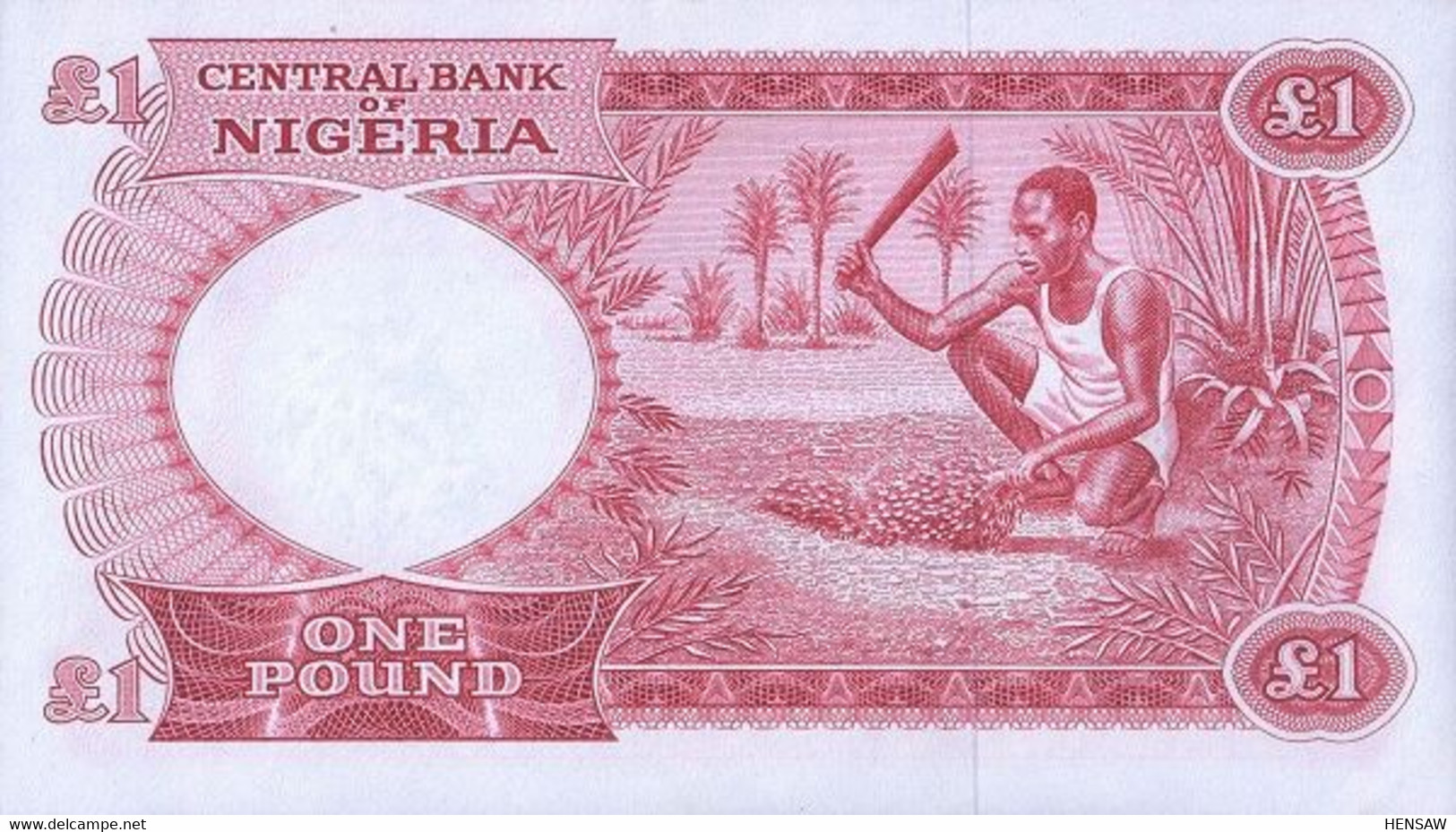 NIGERIA 1 POUND 1967 P 8 UNC SC NUEVO - Nigeria