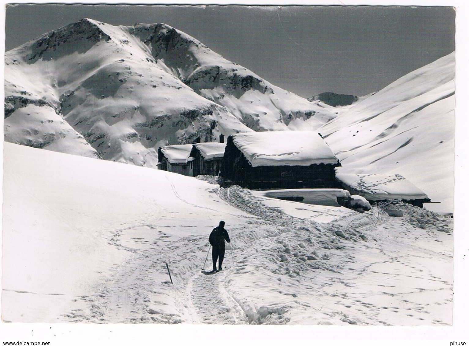 CH-7719  AVERS : Am Bach Mit Wängahorn - Avers