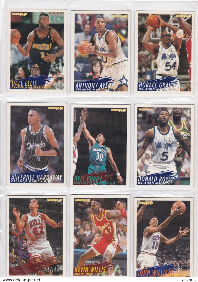 BASKET - NBA - FLEER  94/95 - 49  VIGNETTES - Lotes