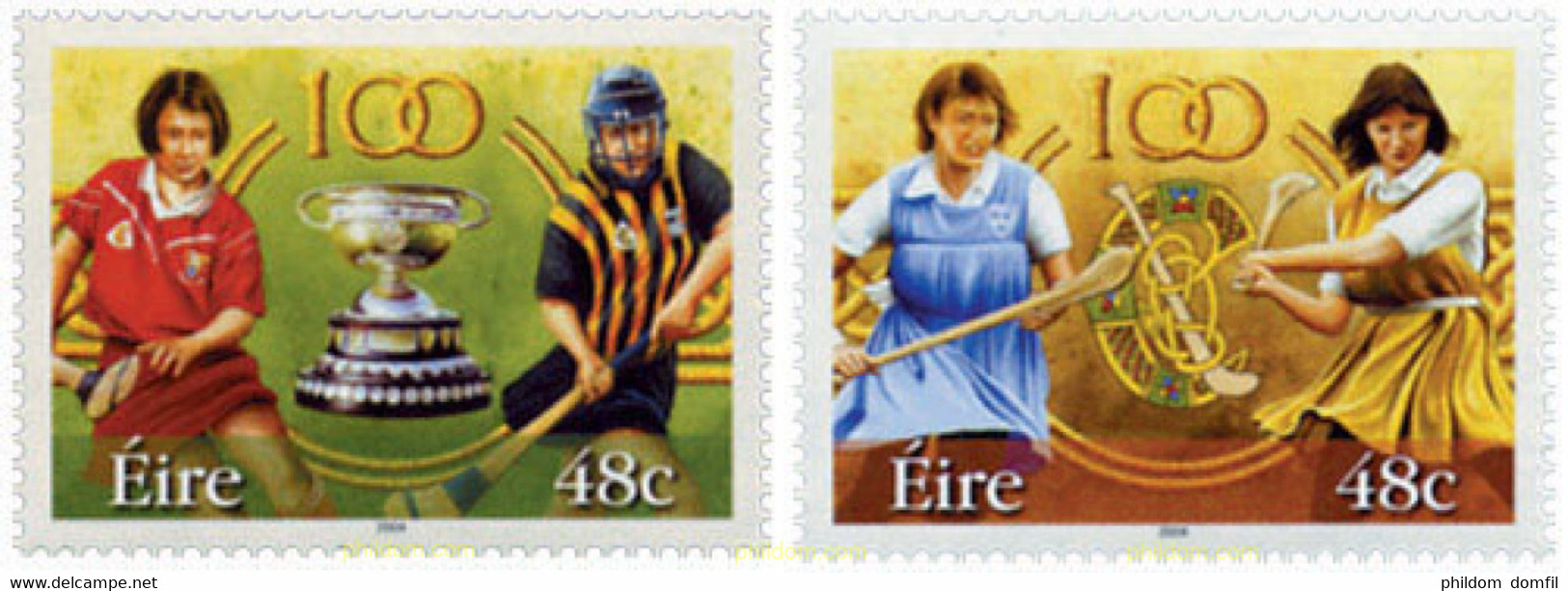 146287 MNH IRLANDA 2004 CENTENARIO DEL CUMANN CAMOGAIOCHTA - Collections, Lots & Series