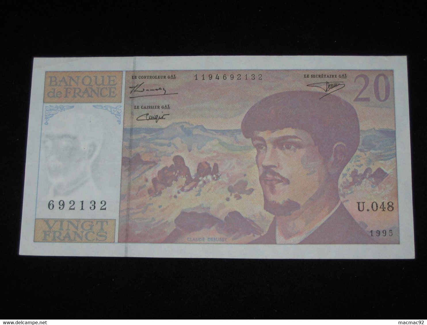 20 Francs DEBUSSY 1995   **** EN ACHAT IMMÉDIAT  **** - 20 F 1980-1997 ''Debussy''