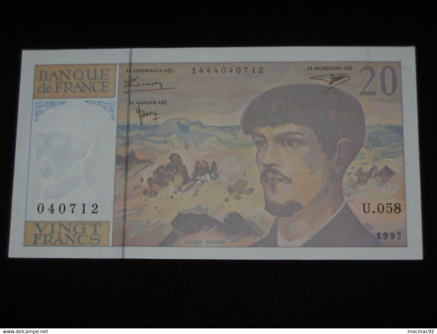 20 Francs DEBUSSY 1997   **** EN ACHAT IMMÉDIAT  **** - 20 F 1980-1997 ''Debussy''