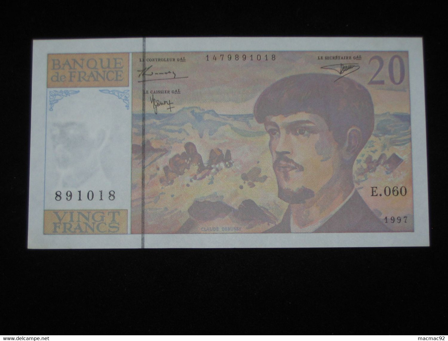 20 Francs DEBUSSY 1997   **** EN ACHAT IMMÉDIAT  **** - 20 F 1980-1997 ''Debussy''