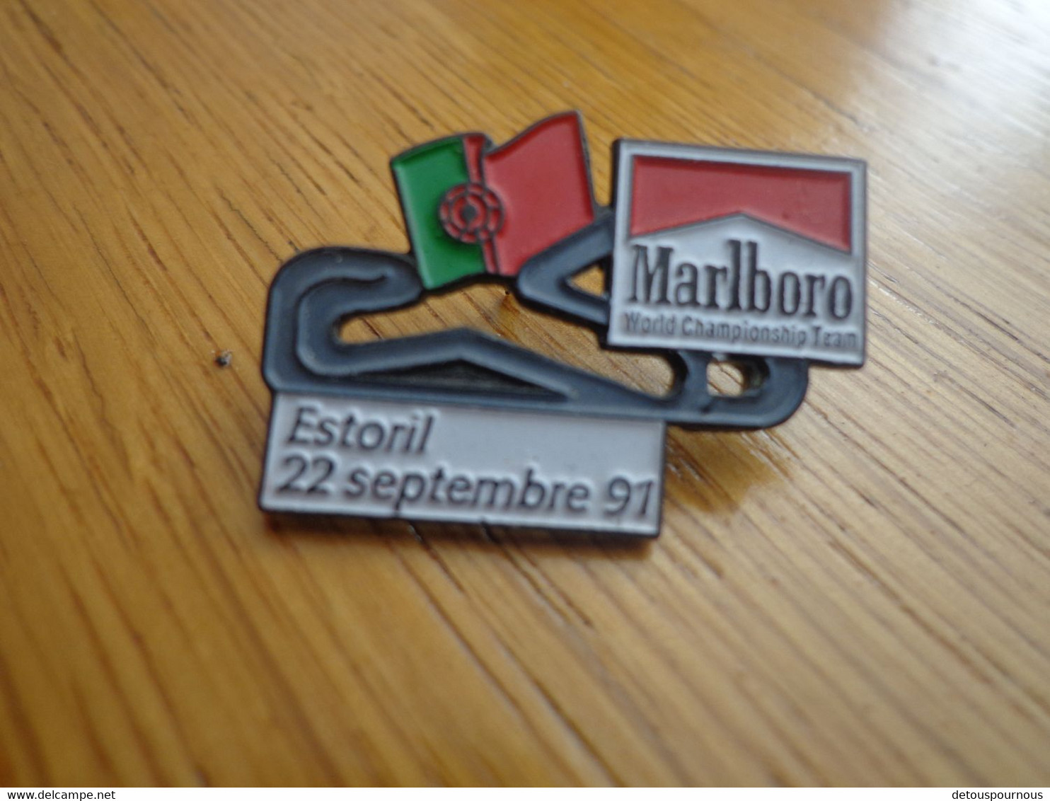 Pin's F1 ESTORIL 22 SEPTEMBRE 1991, WORLD CHAMPIONSHIP TEAM - F1