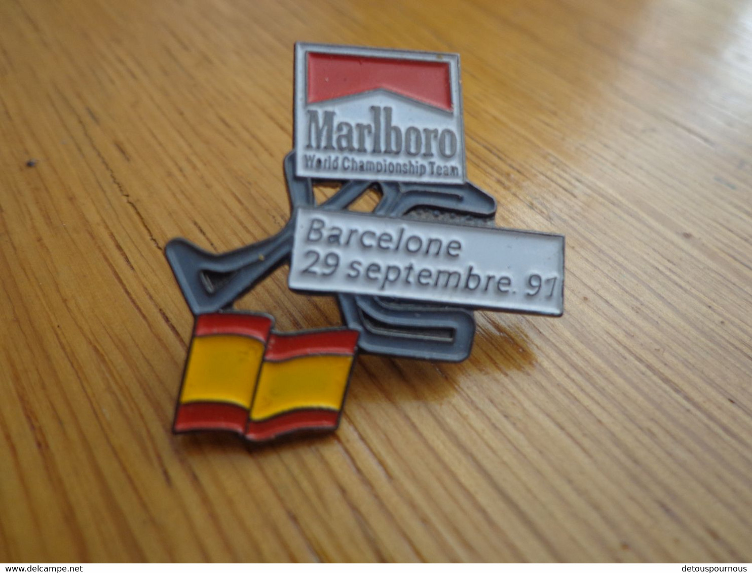 Pin's F1 BARCELONE 29 SEPTEMBRE 1991, WORLD CHAMPIONSHIP TEAM - F1