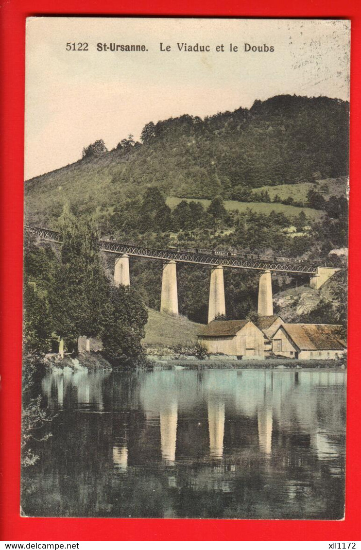 ZUH-38  Saint-Ursanne Le Viaduc Et Le Doubs.  Dénéréaz 5122 - Saint-Ursanne