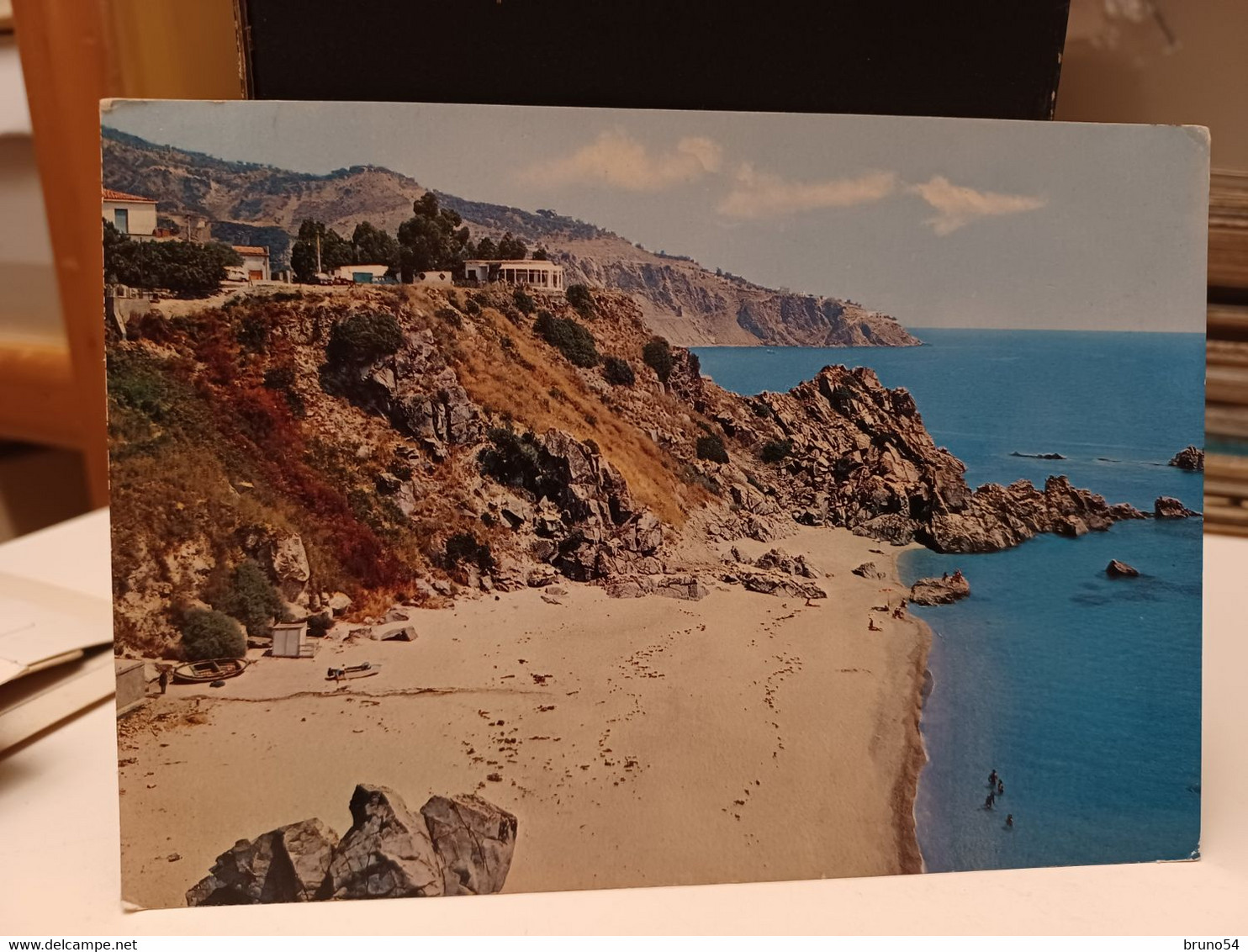 Cartolina  Caminia Si Trova Nel Comune Di Stalettì, In Provincia Di Catanzaro,spiaggia 1977 - Catanzaro