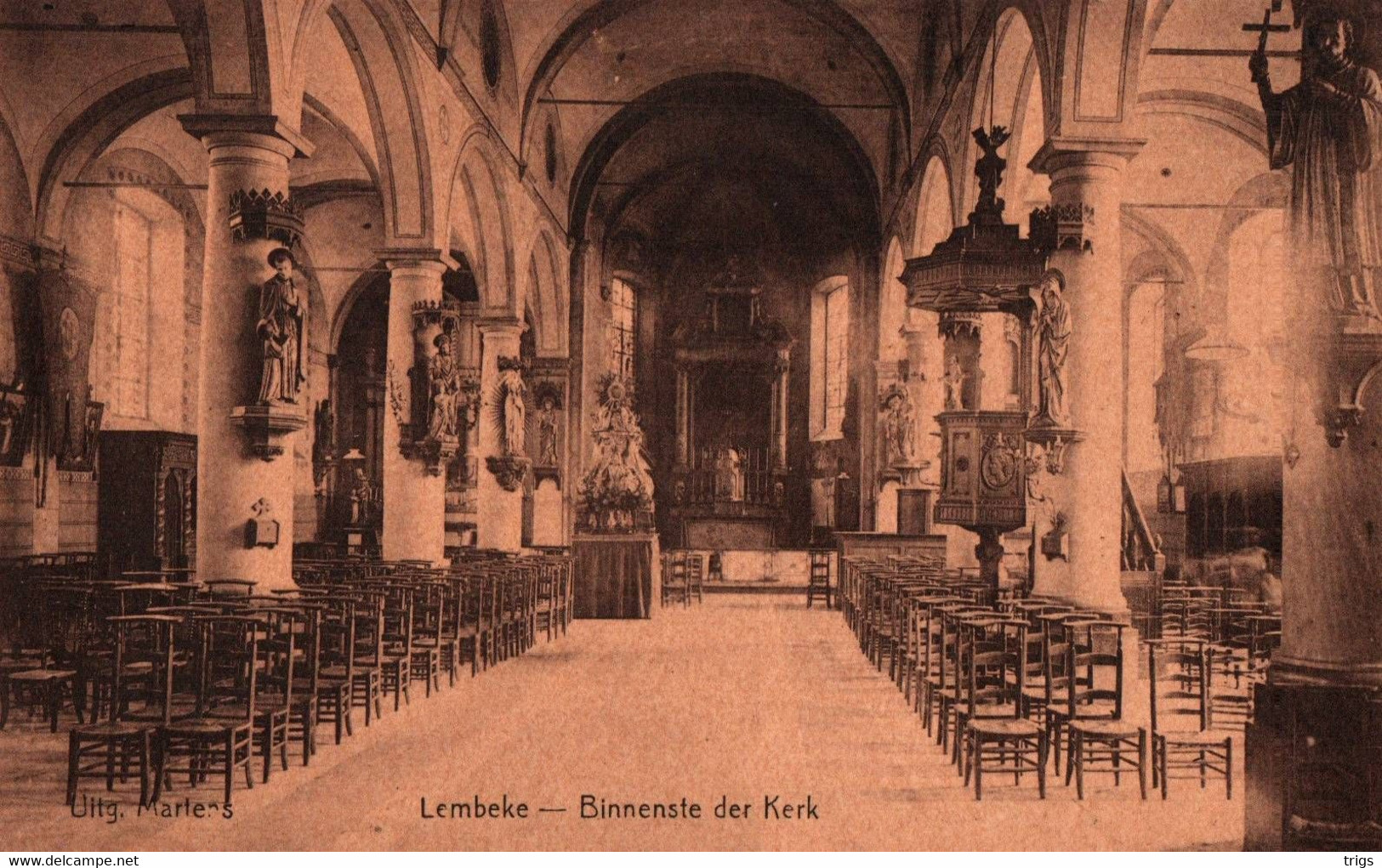 Lembeke - Binnenste Der Kerk - Kaprijke